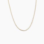 Cha&icirc;ne Igoa Maille For&ccedil;at Diamantee Or Jaune - Chaines Femme | Marc Orian