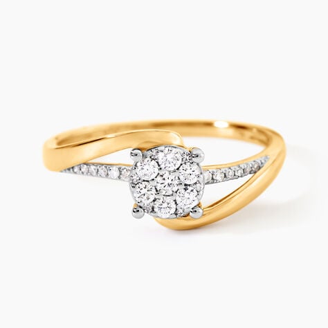 Bague Petunia Or Jaune Diamant - Bagues pierres pr&eacute;cieuses Femme | Marc Orian