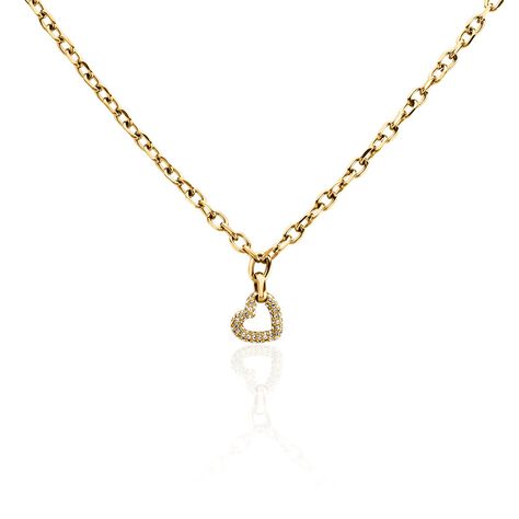 Collier Sydnee Acier Jaune Cristal - Colliers Femme | Marc Orian