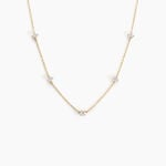 Collier Ethere Or Jaune Oxyde De Zirconium - Colliers avec pierres Femme | Marc Orian