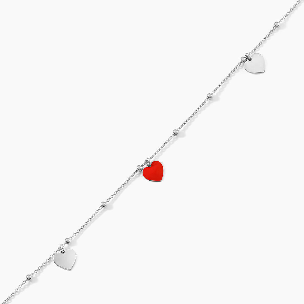 Bracelet Hinde Argent Blanc - Bracelets fantaisie Femme | Marc Orian