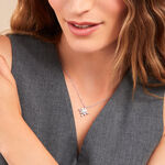 Collier Rhoda Argent Blanc Perle De Culture Oxyde De Zirconium - Colliers avec pierres Femme | Marc Orian