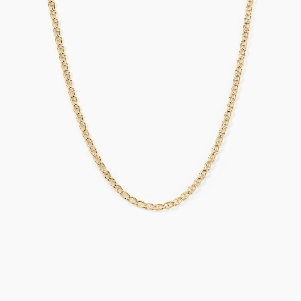 Collier Or Jaune Capucin Maille Marine - Chaines Femme | Marc Orian