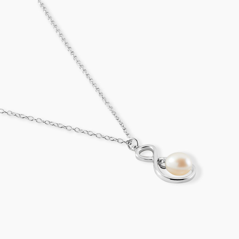 Collier Walae Argent Blanc Perle De Culture - Colliers avec pierres Femme | Marc Orian