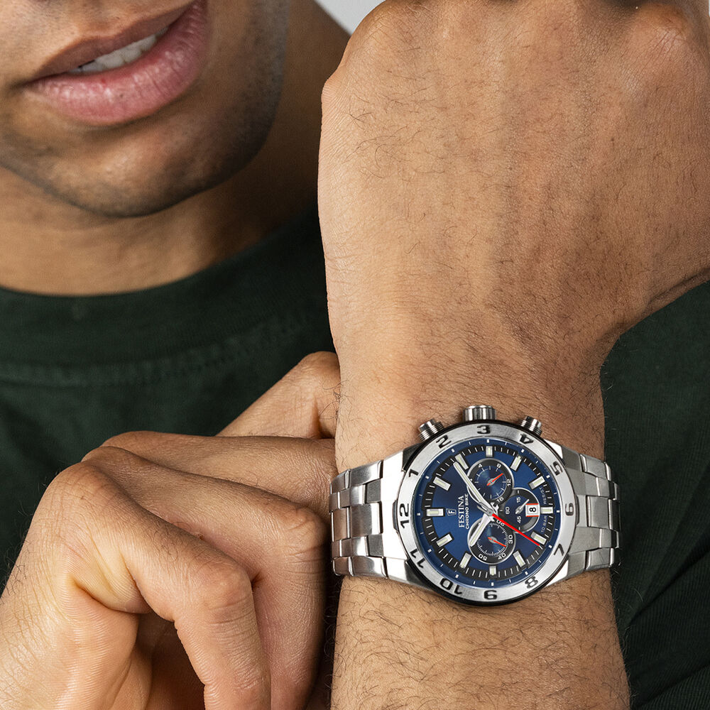Montre Festina Chrono Bike Bleu - Fête des pères Homme | Marc Orian