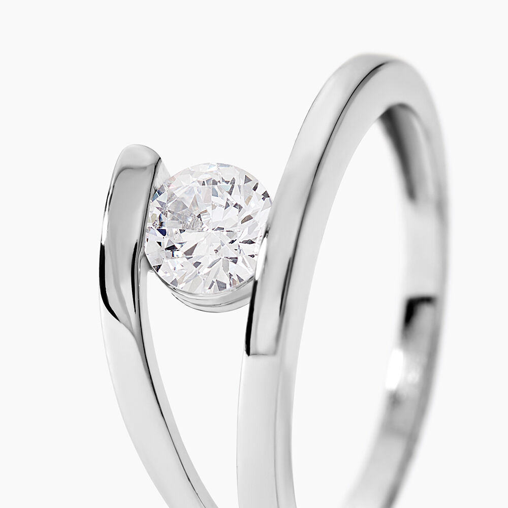 Bague Mary-paule Argent Blanc Oxyde De Zirconium - Bijoux fantaisie Femme | Marc Orian