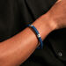 Bracelet Jourdan Kamen Cuir Bleu - Bracelets cuir Homme | Marc Orian