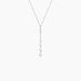 Collier Odyssee Argent Blanc Oxyde De Zirconium - Colliers avec pierres Femme | Marc Orian