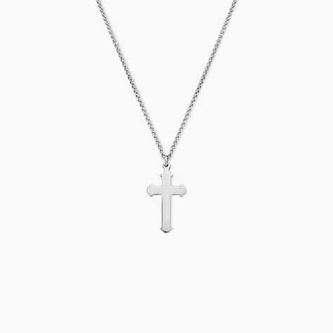 Collier Argent Blanc Pavlo - Colliers fantaisie Homme | Marc Orian