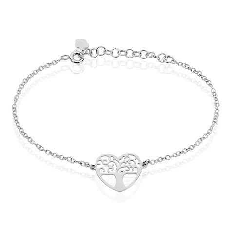 Bracelet Tyfen Argent Blanc - Bracelets chaînes Femme | Marc Orian