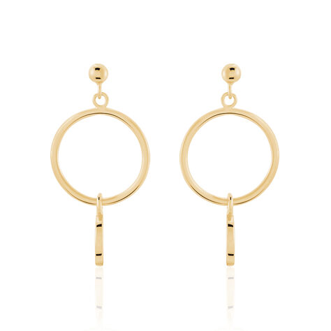 Boucles D'oreilles Pendantes Maguette Plaqué Or Jaune - Pendantes Femme | Marc Orian