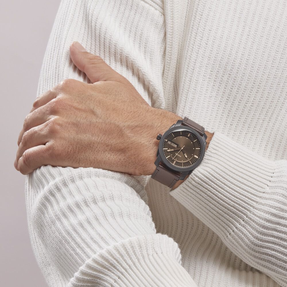 Montre Fossil Machine Marron - Montres étanches Homme | Marc Orian