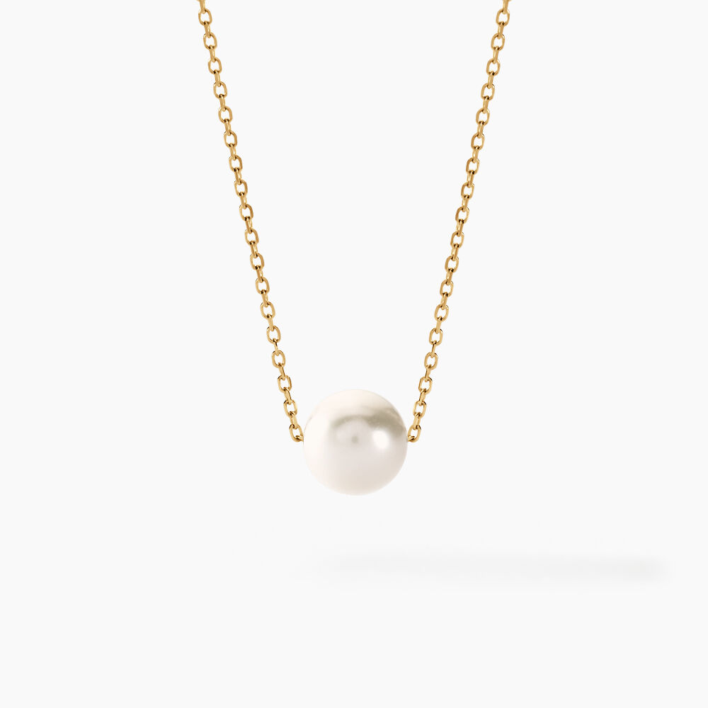Collier Sissy Or Jaune Perle De Culture - Colliers avec pierres Femme | Marc Orian