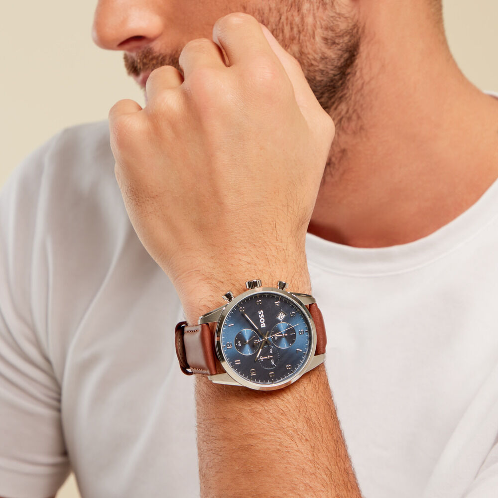 Montre Boss Skymaster Bleu -  Homme | Marc Orian