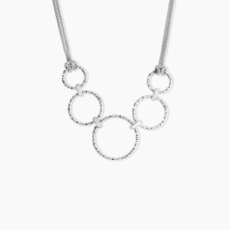 Collier Denia Argent Blanc - Colliers Femme | Marc Orian