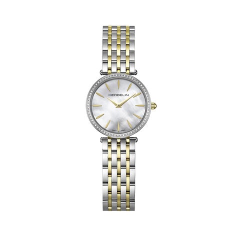 Montre Herbelin Epsilon Nacre Blanche - Montres &eacute;tanches Femme | Marc Orian