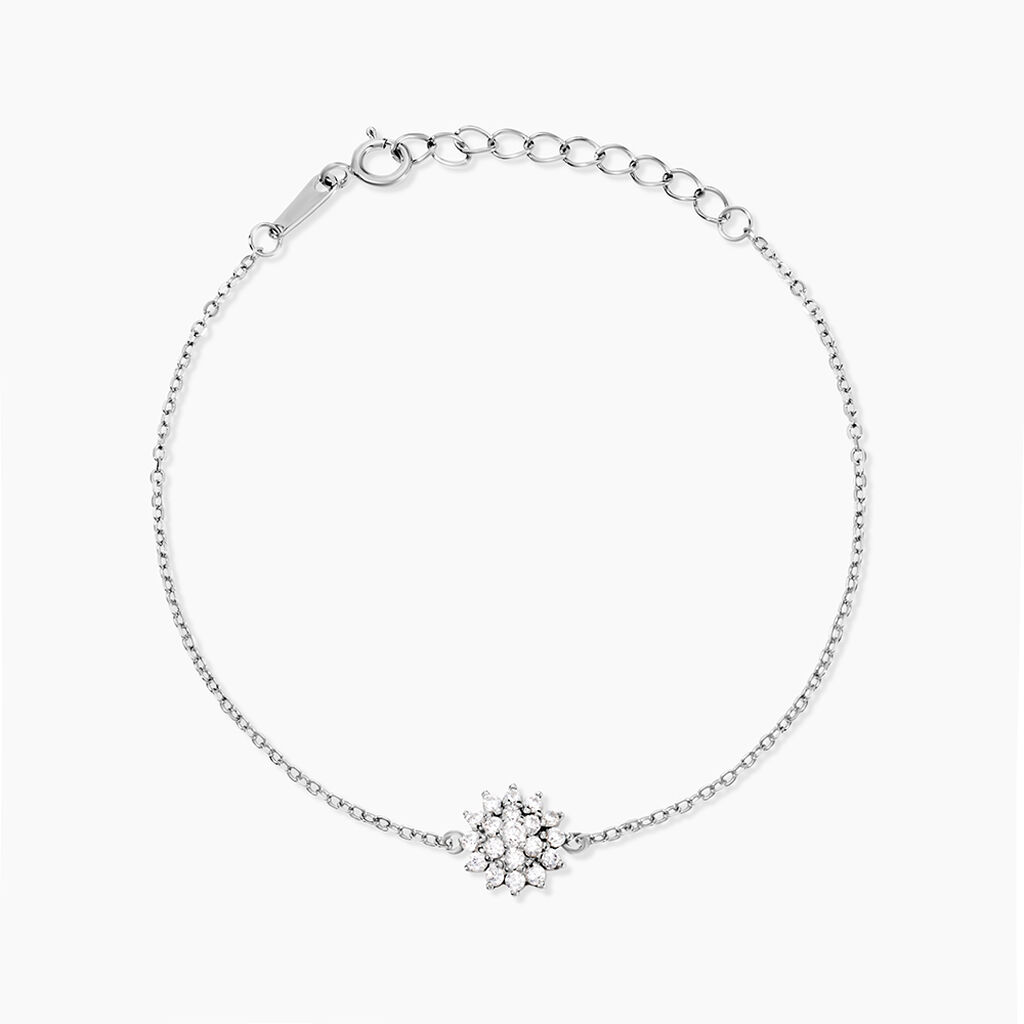 Bracelet Argent Blanc Maximille Oxydes De Zirconium - Bracelets fantaisie Femme | Marc Orian