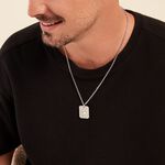 Collier Phebus Him Acier - Colliers fantaisie Homme | Marc Orian