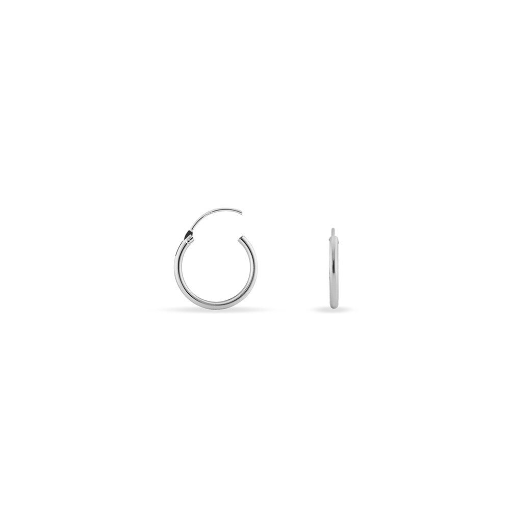 Créoles Argent Blanc Olympia - Créoles Femme | Marc Orian