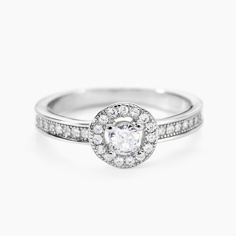 Bague M&eacute;lissande Argent Blanc Oxyde De Zirconium - Bijoux fantaisie Femme | Marc Orian