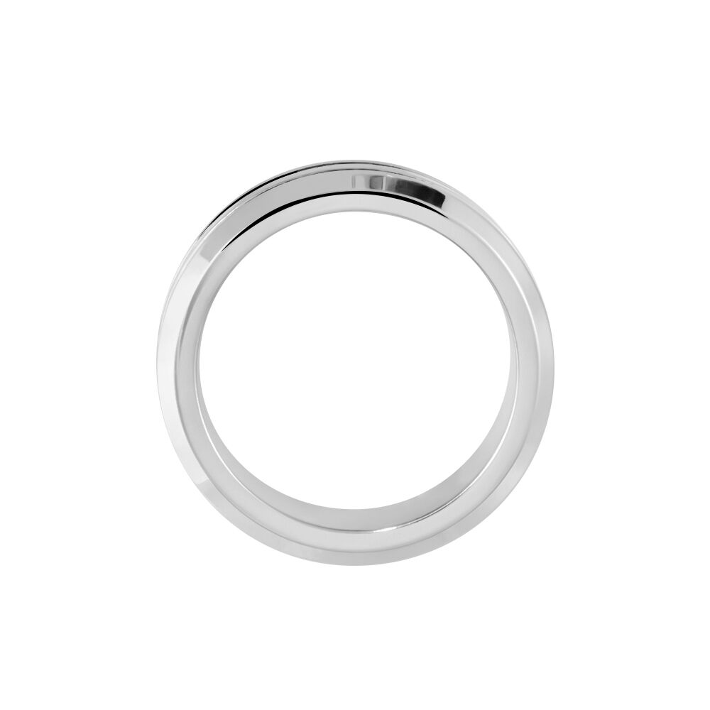 Bague Men's Steel Acier Blanc - Bagues grosses Homme | Marc Orian