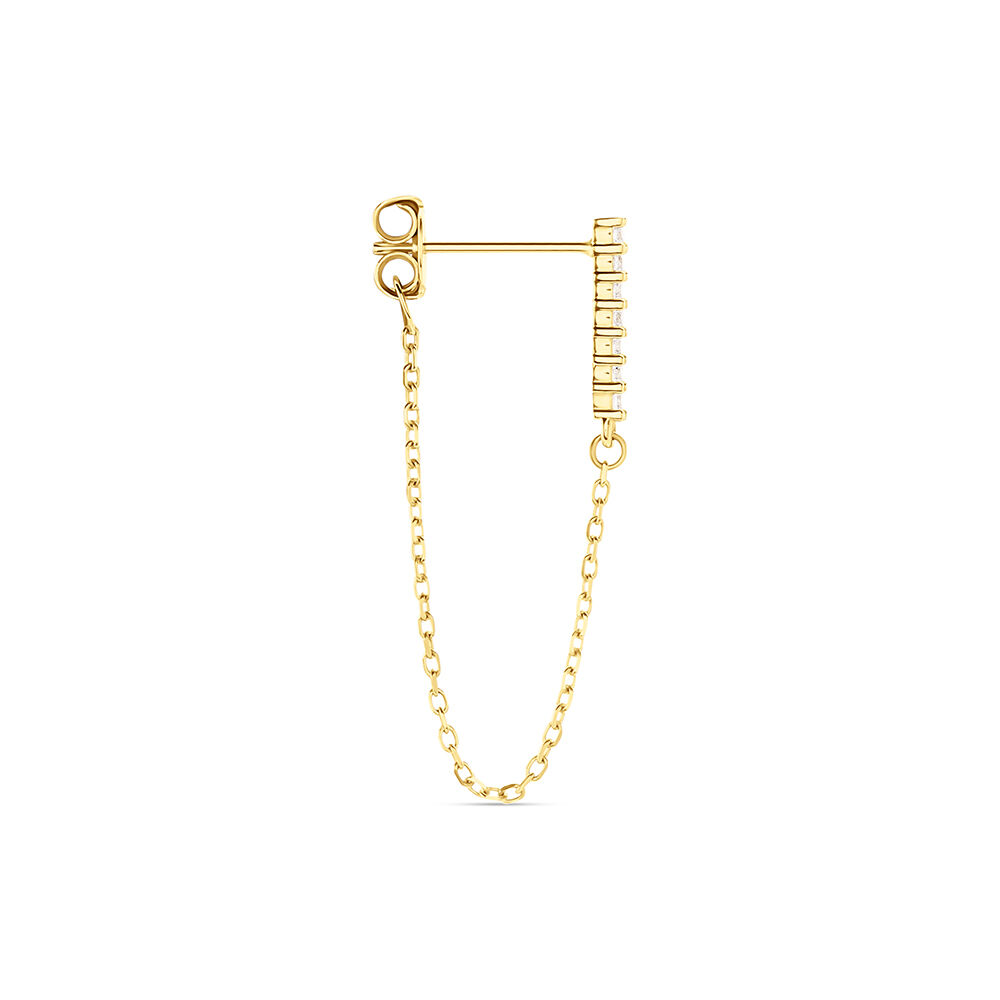 Boucle D'oreille Unitaire Barbra Or Jaune Oxyde De Zirconium - Piercings d'oreilles Femme | Marc Orian