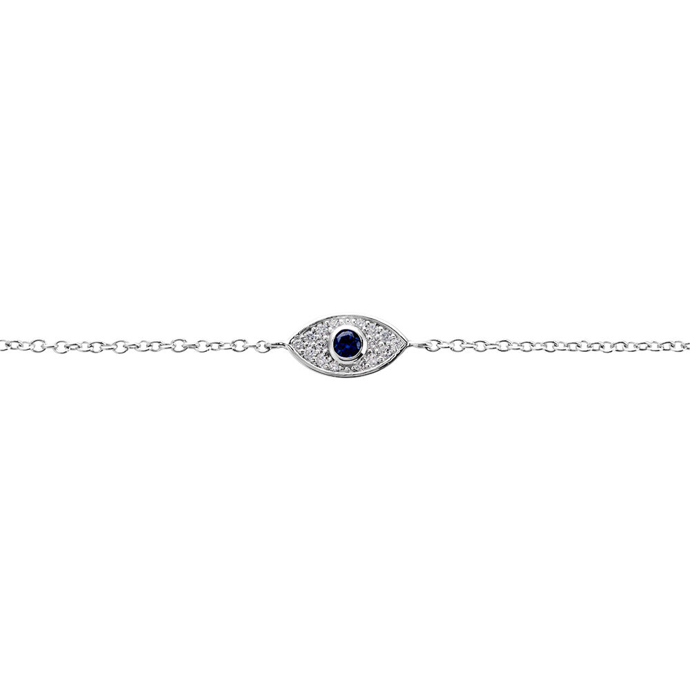 Bracelet Josue Argent Blanc Oxyde De Zirconium - Bracelets chaînes Femme | Marc Orian