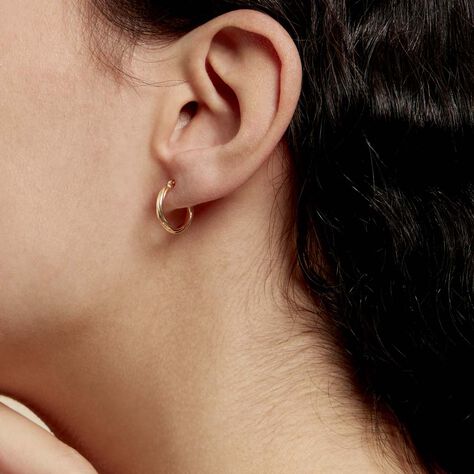 Créoles Youri Or Jaune - Boucles d'oreilles Créoles Femme | Marc Orian