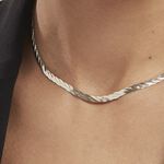 Collier Argent Bicolore Akio - Chaines Femme | Marc Orian