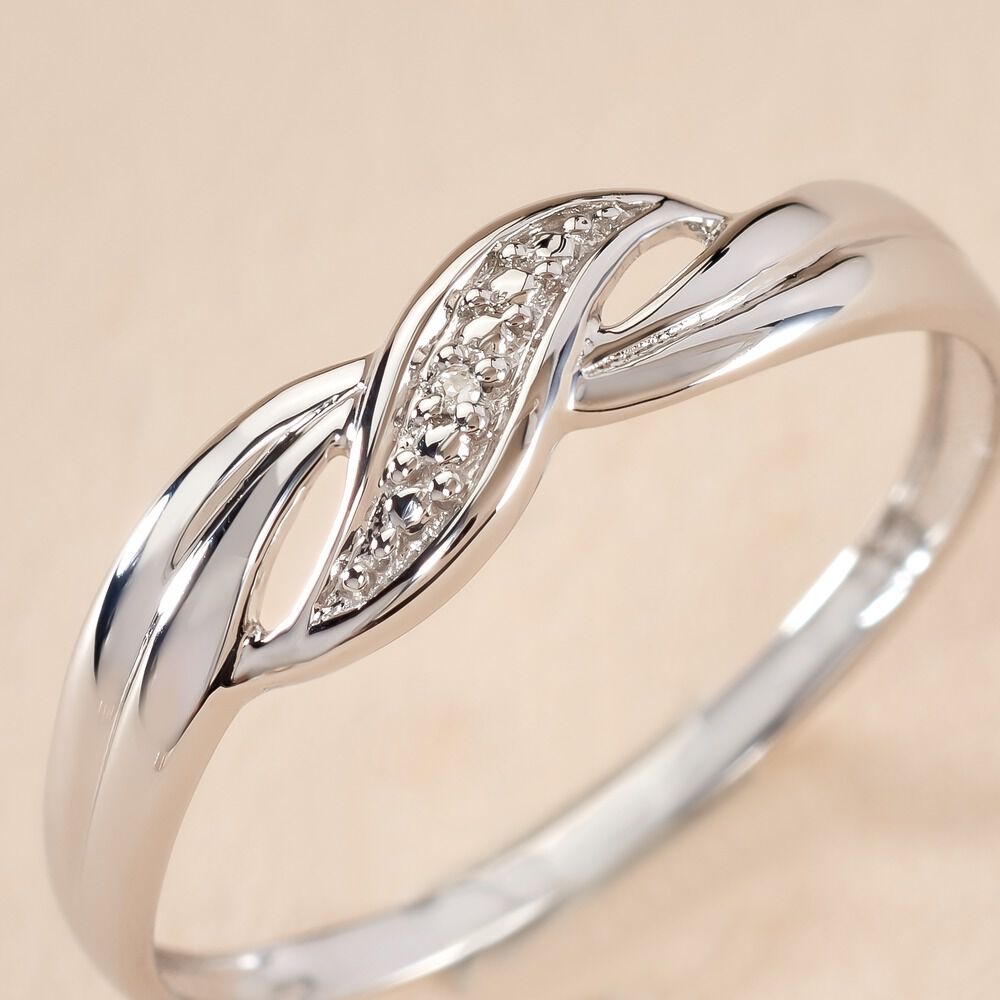 Bague Amayas Or Blanc Diamant - Solitaires Femme | Marc Orian