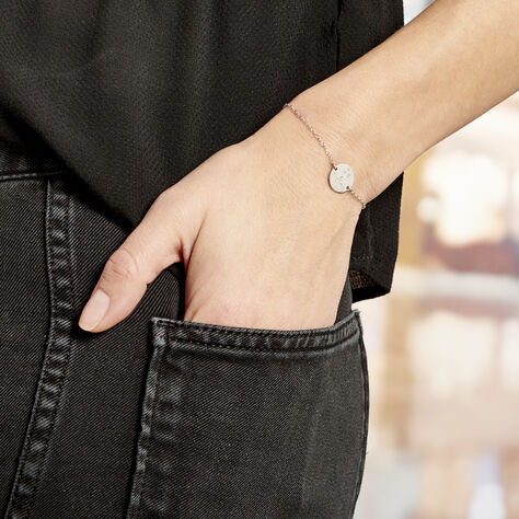 Bracelet Argent Blanc Kalmie Verre - Bracelets chaînes Femme | Marc Orian