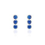 Boucles D'oreilles Puces Kasey Argent Blanc Oxyde De Zirconium - Puces Femme | Marc Orian