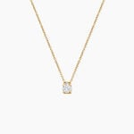 Collier Zilda Argent Dor&eacute; A L'Or 750/1000 Oxyde De Zirconium - Colliers avec pierres Femme | Marc Orian