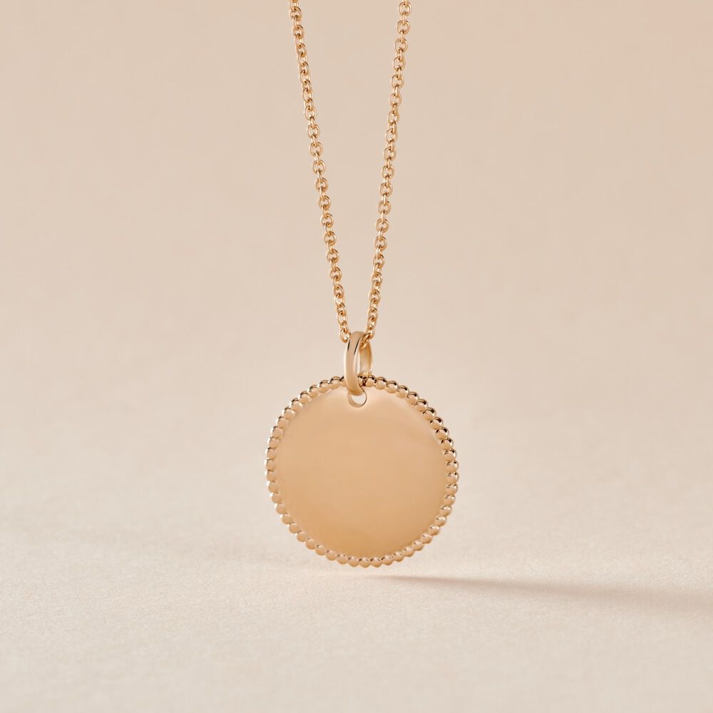 Pendentif Lulu Plaque Or Doré - Médailles et médaillons Femme | Marc Orian