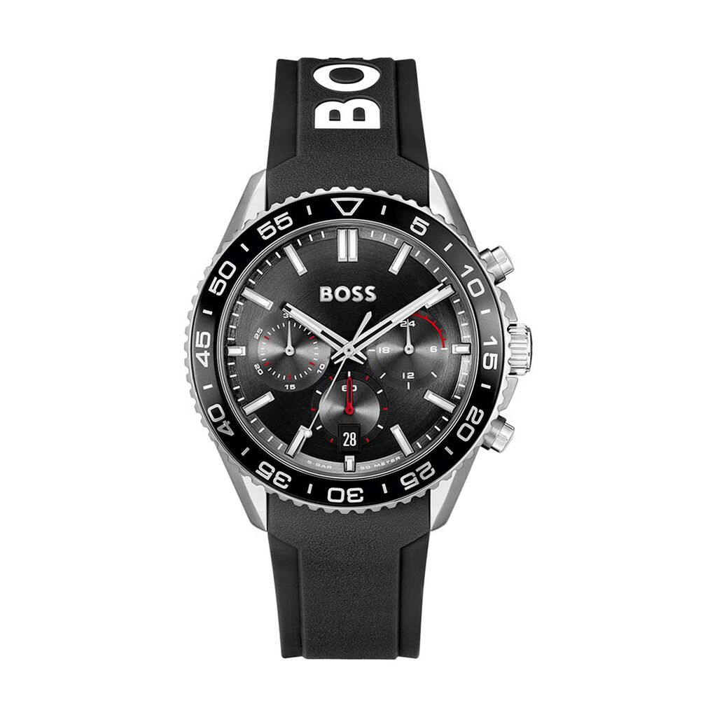 Montre Boss Runner Noir - Montres étanches Homme | Marc Orian