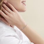 Bracelet Xara Argent Blanc - Bracelets fantaisie Femme | Marc Orian