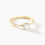 Bague Dana Or Jaune Oxyde De Zirconium