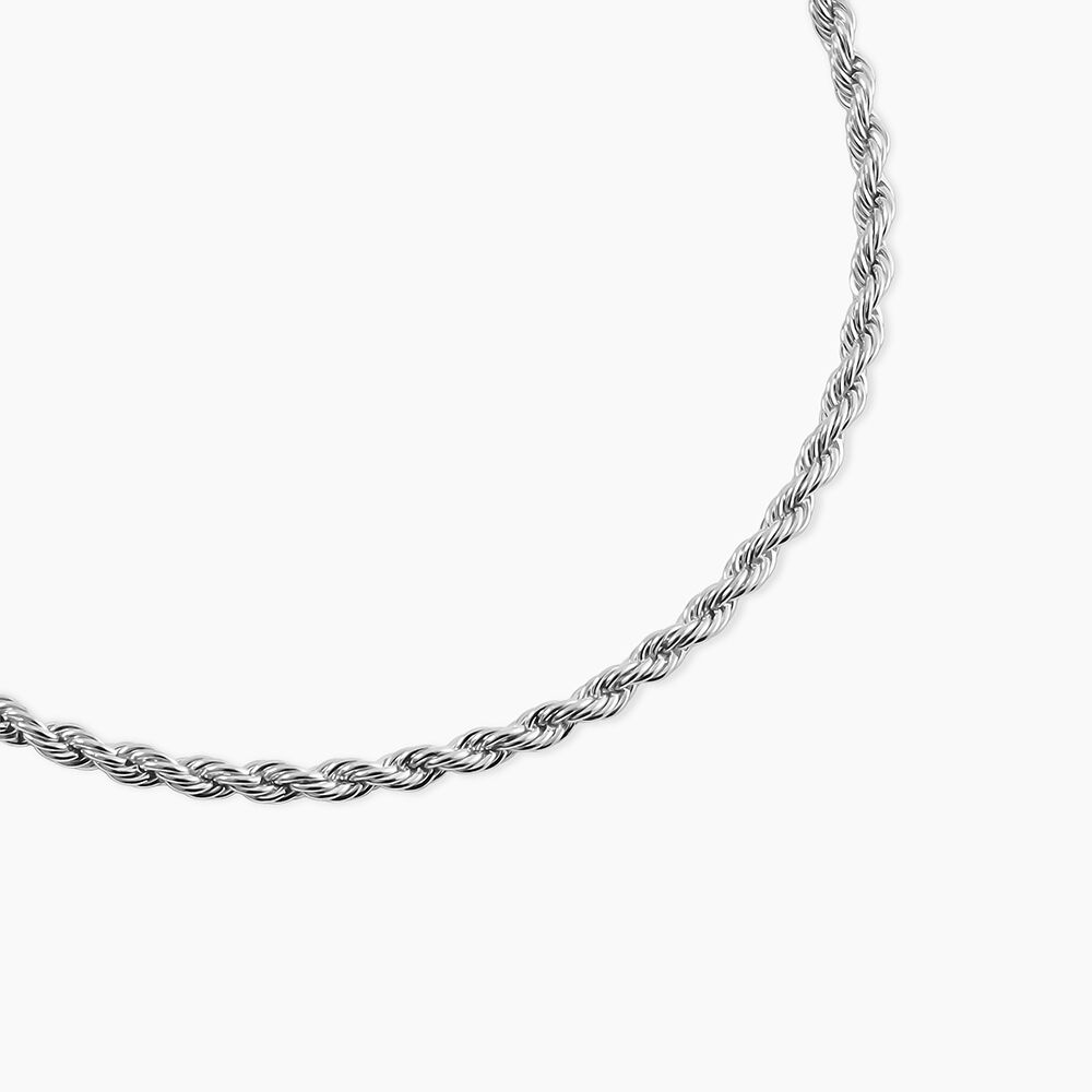 Collier Phebus Him Acier Blanc - Colliers fantaisie Homme | Marc Orian