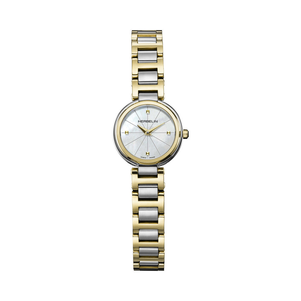Montre Herbelin Lady H Nacre Blanche - Montres &eacute;tanches Femme | Marc Orian