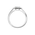 Bague Or Blanc Naveen Diamants Synth&eacute;tiques - Bagues avec pierre Femme | Marc Orian