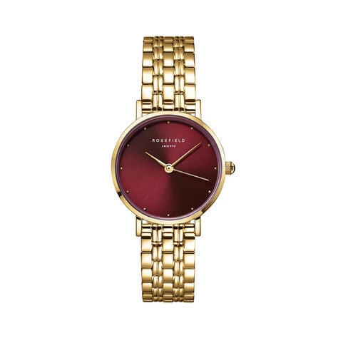 Montre Rosefield Small Edit Bordeaux - Montres &eacute;tanches Femme | Marc Orian