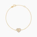 Bracelet Or Jaune Norissa Diamants - Bracelets cha&icirc;nes Femme | Marc Orian