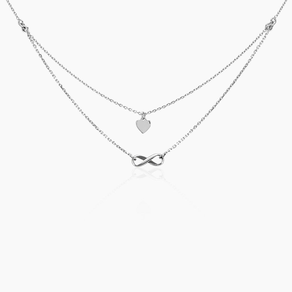 Collier Urielle Argent Blanc - Colliers ras du cou Femme | Marc Orian