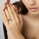 Chevali&egrave;re Goliath Carree Diamantee Or Jaune - Bijoux personnalis&eacute;s Unisex | Marc Orian