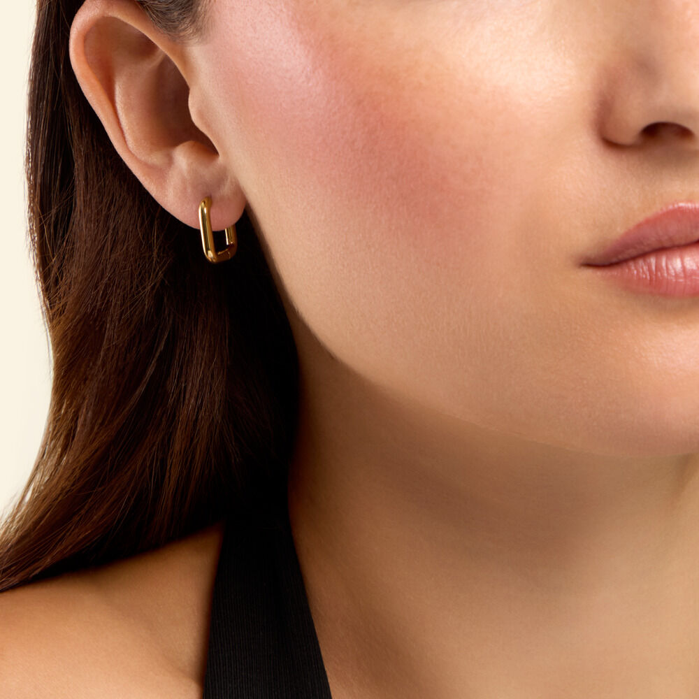 Cr&eacute;oles Minna Acier Jaune - Cr&eacute;oles Femme | Marc Orian