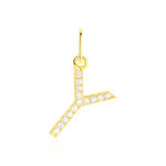 Pendentif Lettre Y Or Jaune Oxyde - Pendentifs Famille | Marc Orian