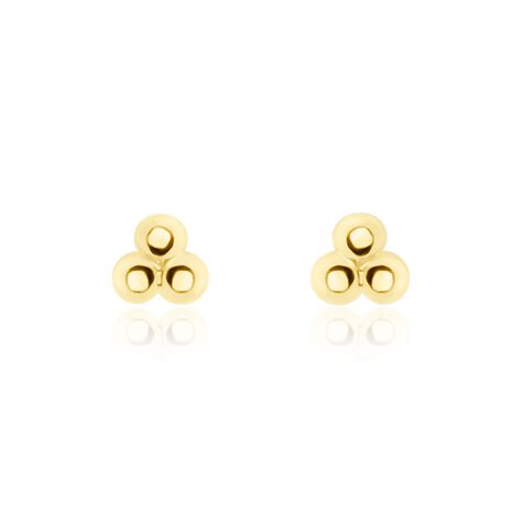 Boucles D'oreilles Puces Glen Or Jaune - Puces Femme | Marc Orian