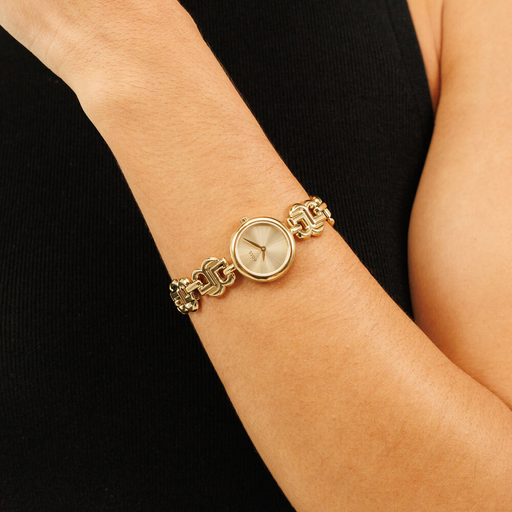 Montre Boss Double B Dressy Champagne - Montres étanches Femme | Marc Orian