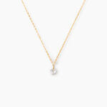 Collier Or Jaune Emilee Oxyde De Zirconium - Colliers avec pierres Enfant | Marc Orian