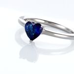 Bague Solitaire Kelvyn Argent Blanc Oxyde De Zirconium - Bijoux fantaisie Femme | Marc Orian